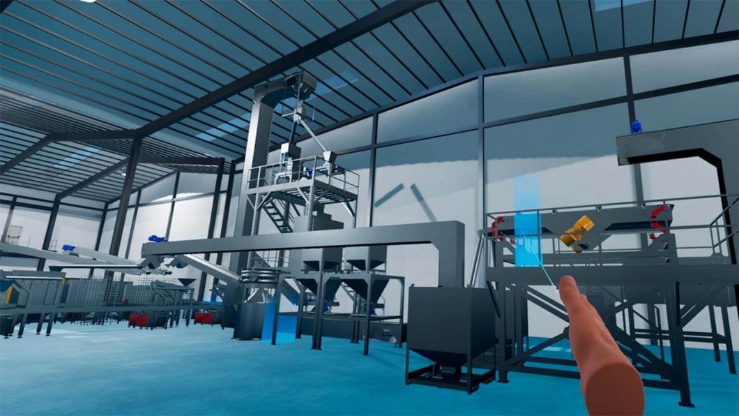 Showroom en realidad virtual para Calconut - Industria