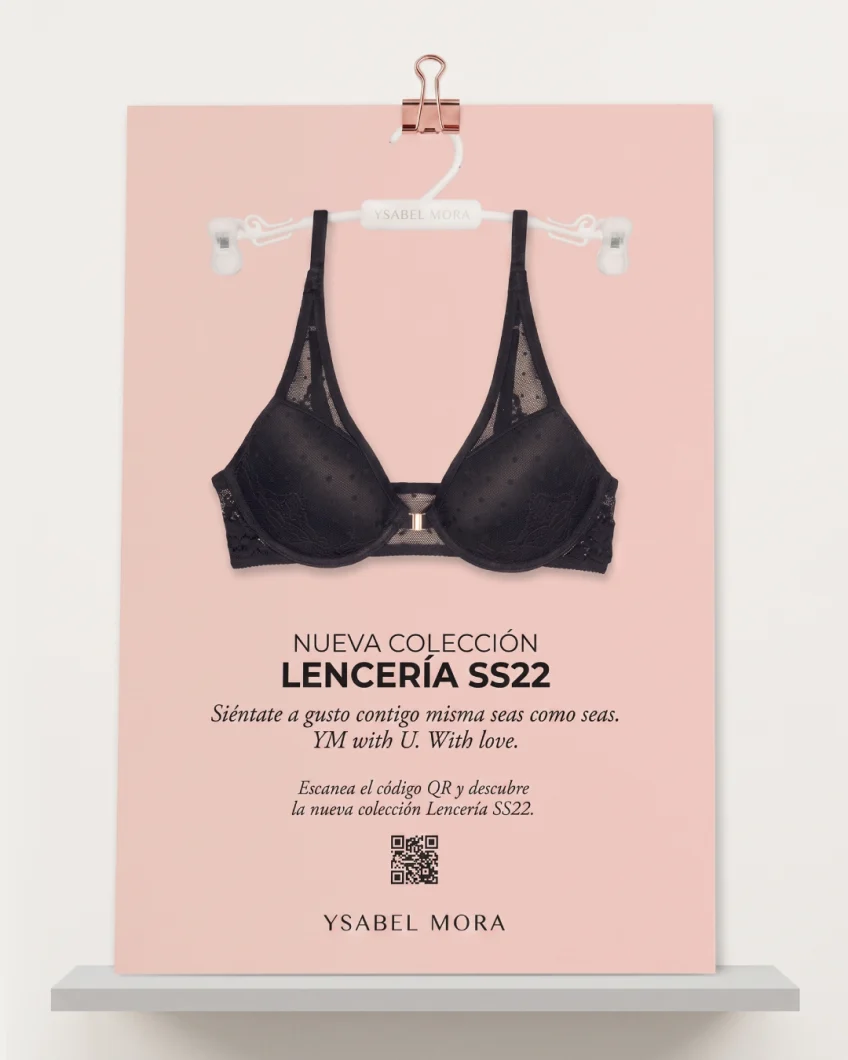Aplicación de realidad aumentada para la colección de lencería de Ysabel Mora