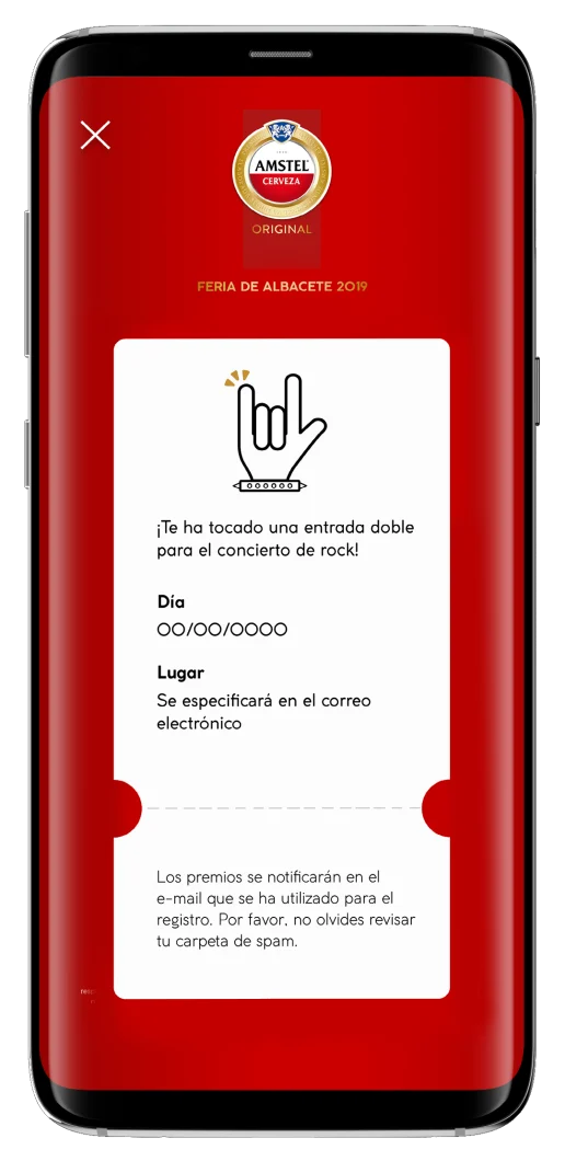 Aplicación de realidad aumentada para las cervezas de Amstel