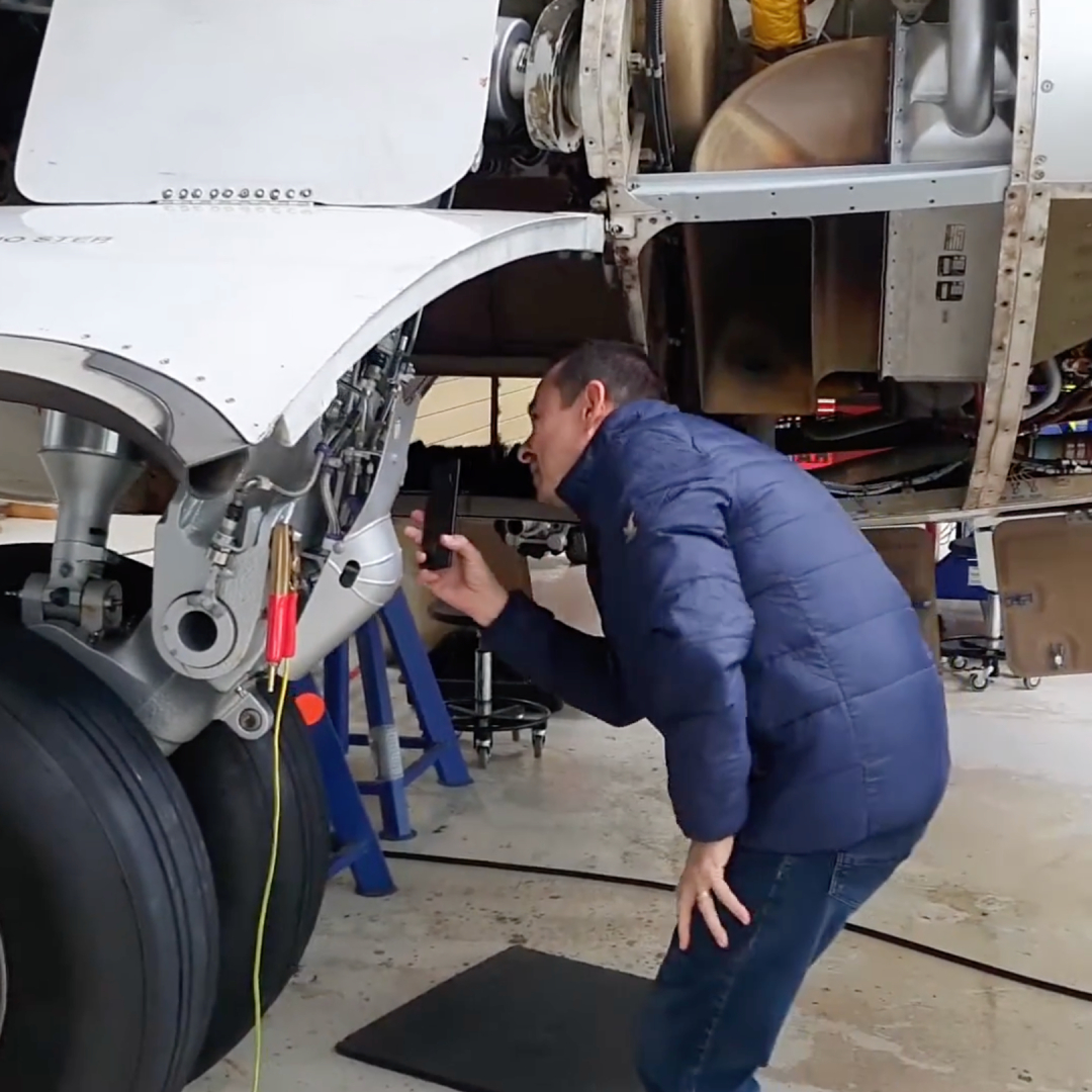 Aplicación móvil para inspección de aviones o aeronaves