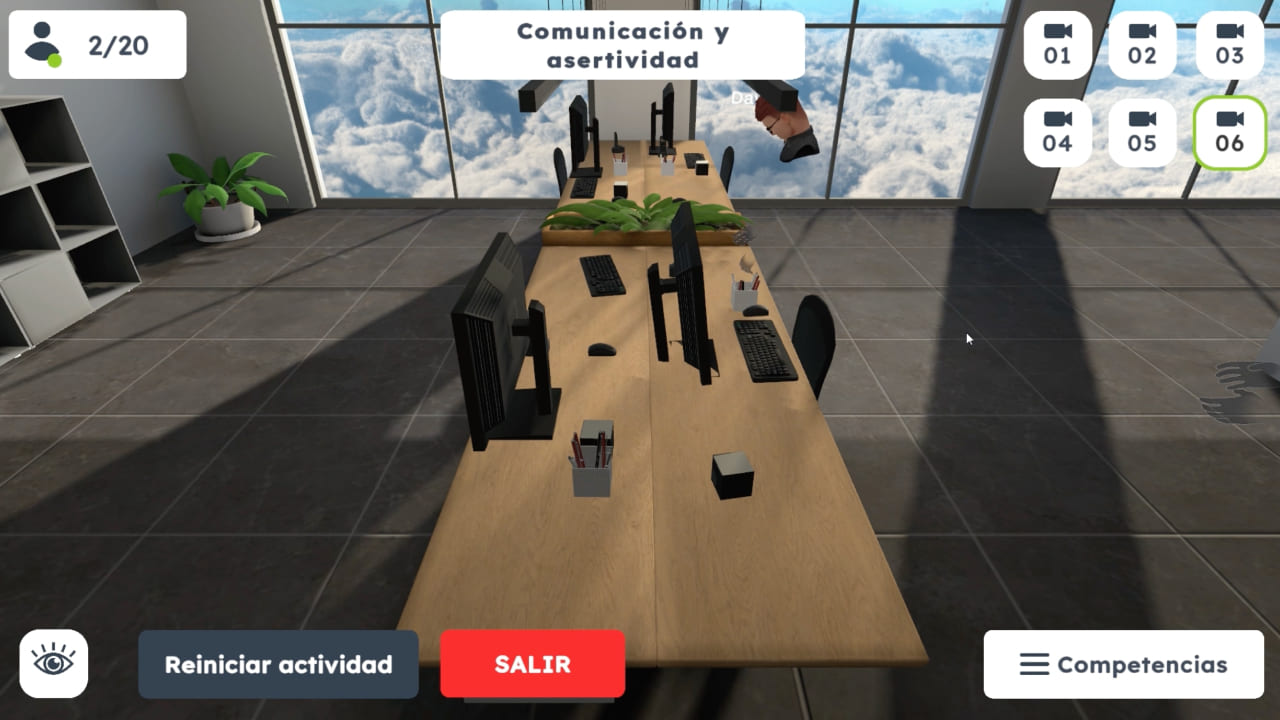 Realidad virtual para entrenar y valorar soft skills y competencias transversales