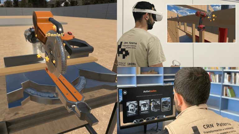 Ejemplo de realidad virtual en la educación y formación profesional: CONTRUMADERA VR