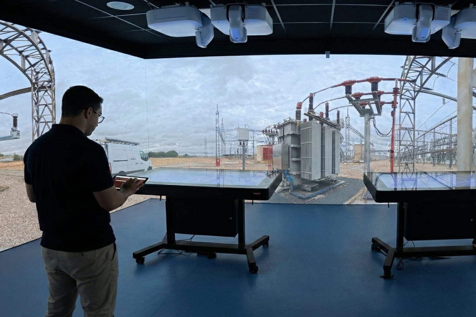 Contenido inmersivo 360º para un aula con proyecciones sobre paredes