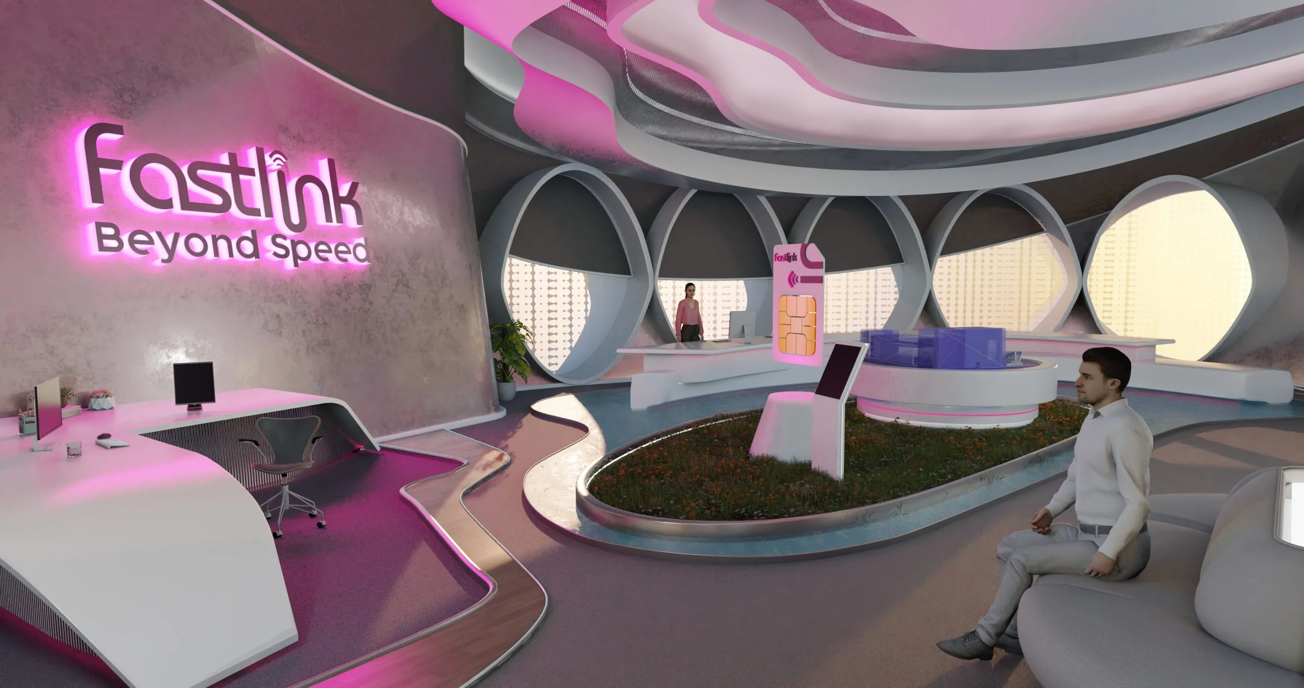 Web inmersiva 3D para e-commerce de Fastlink