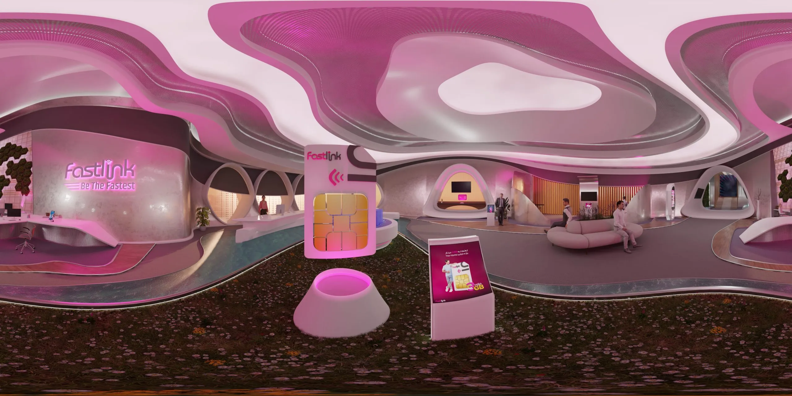 Web inmersiva 3D para e-commerce de Fastlink