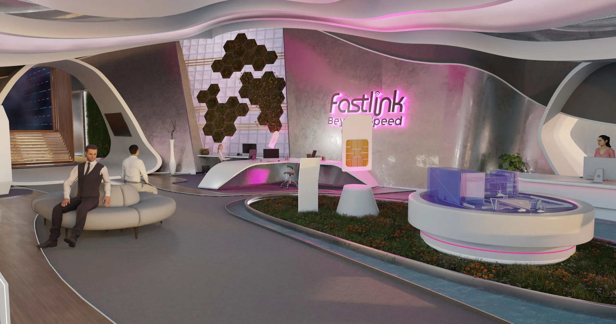 Web inmersiva 3D para e-commerce de Fastlink