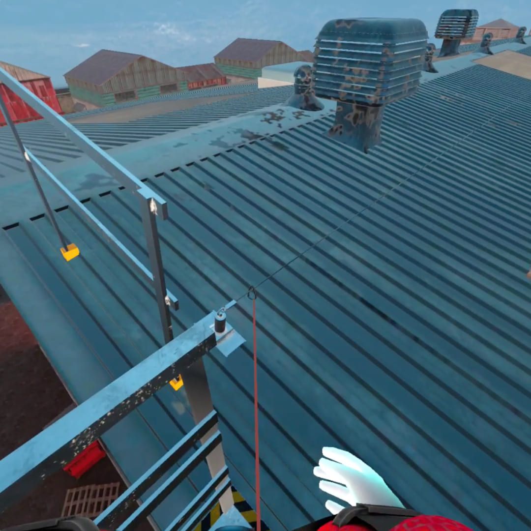 Simulador de realidad virtual para formación de trabajos en altura y cubiertas