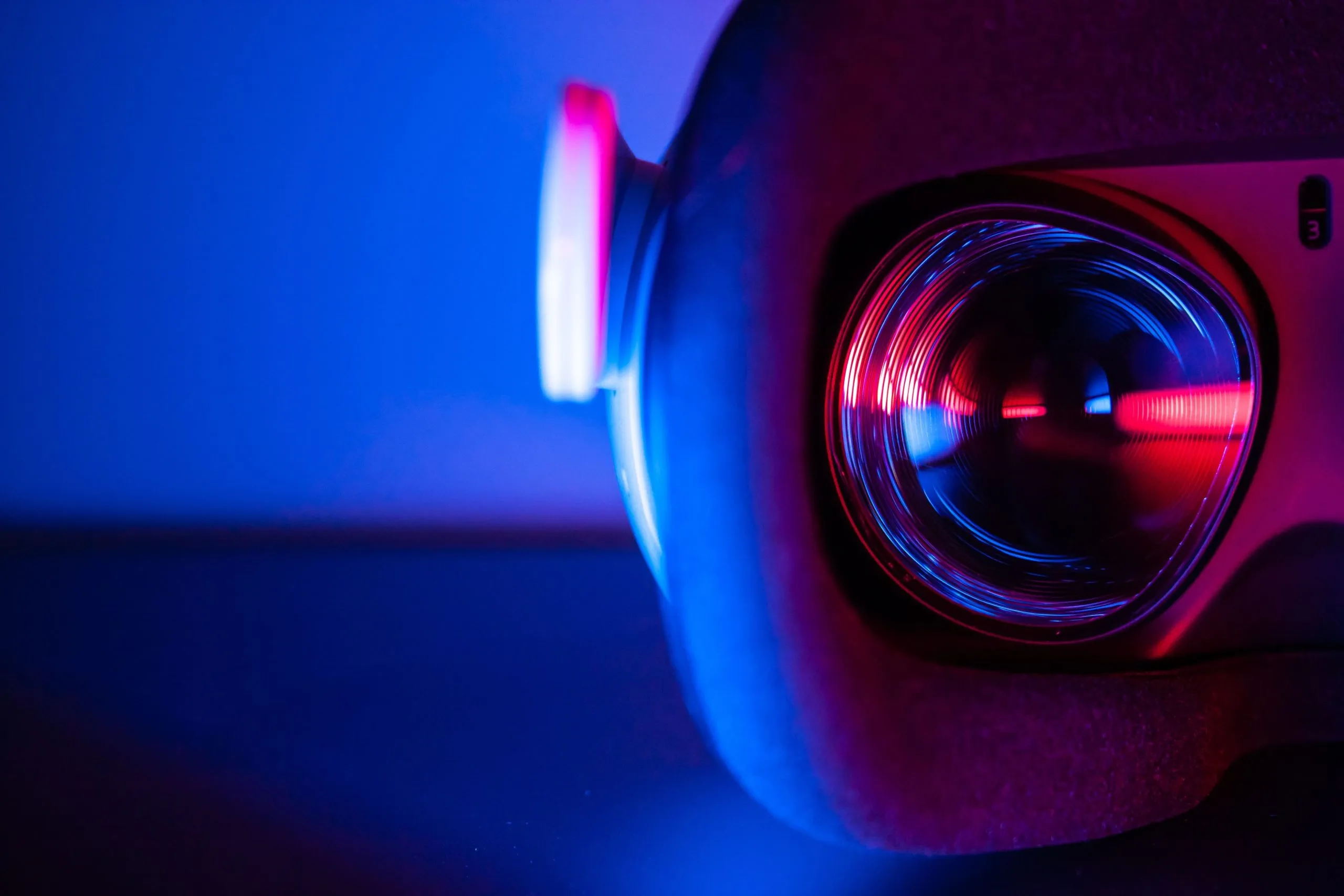 Interior de gafas de realidad virtual Meta Quest 3