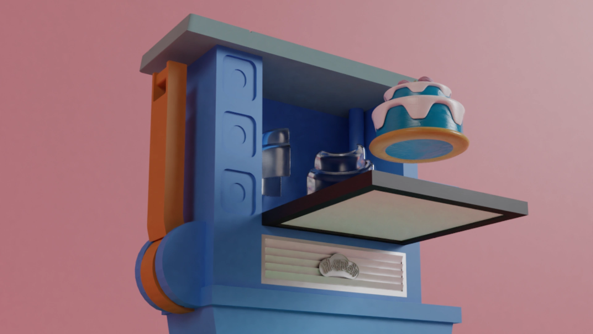 hasbro_2 Render 3D del horno de Play-Doh de Hasbro