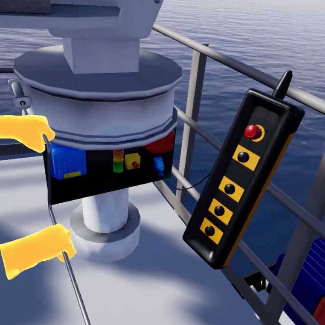 Formación en realidad virtual (VR) para plataformas offshore y parques eólicos de Ørsted