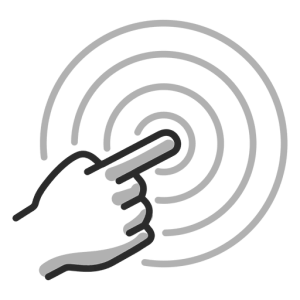 Icono de pantalla táctil