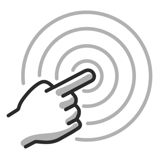 Icono de pantalla táctil