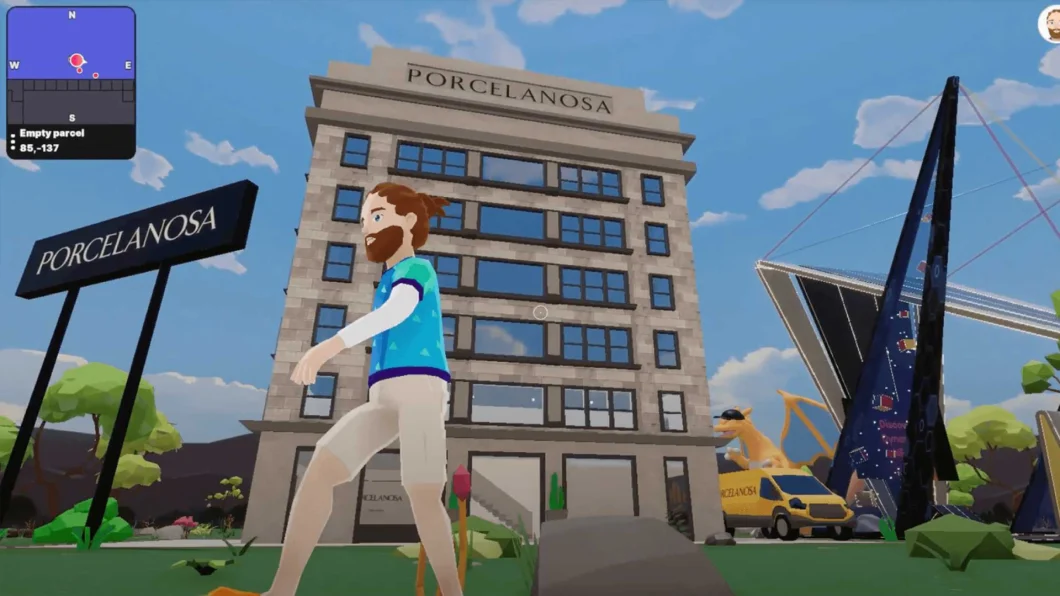 Metaverso de Porcelanosa en Decentraland