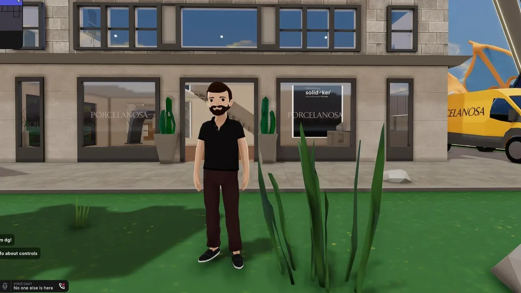 Metaverso de Porcelanosa en Decentraland