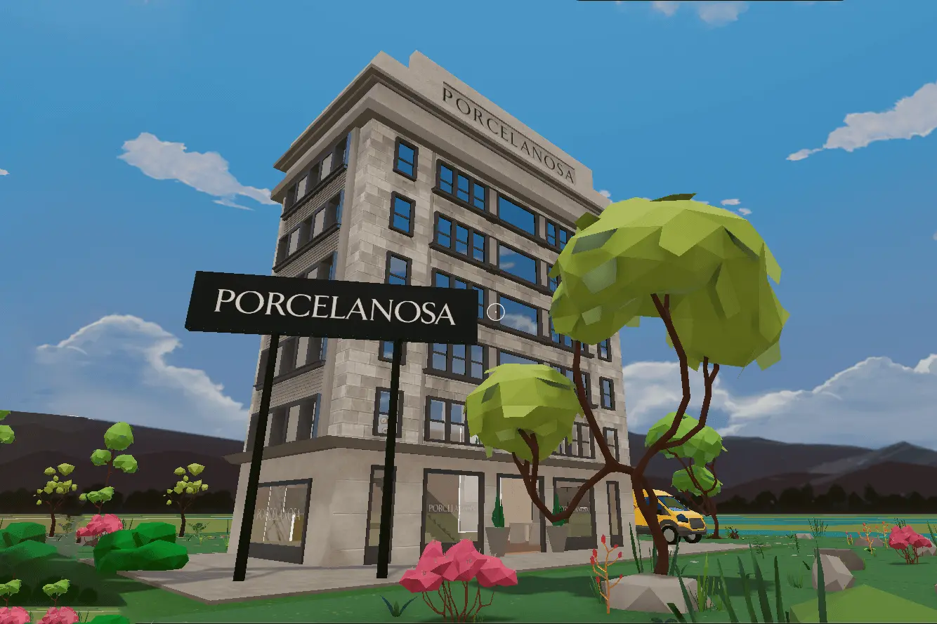 Metaverso de Porcelanosa en Decentraland