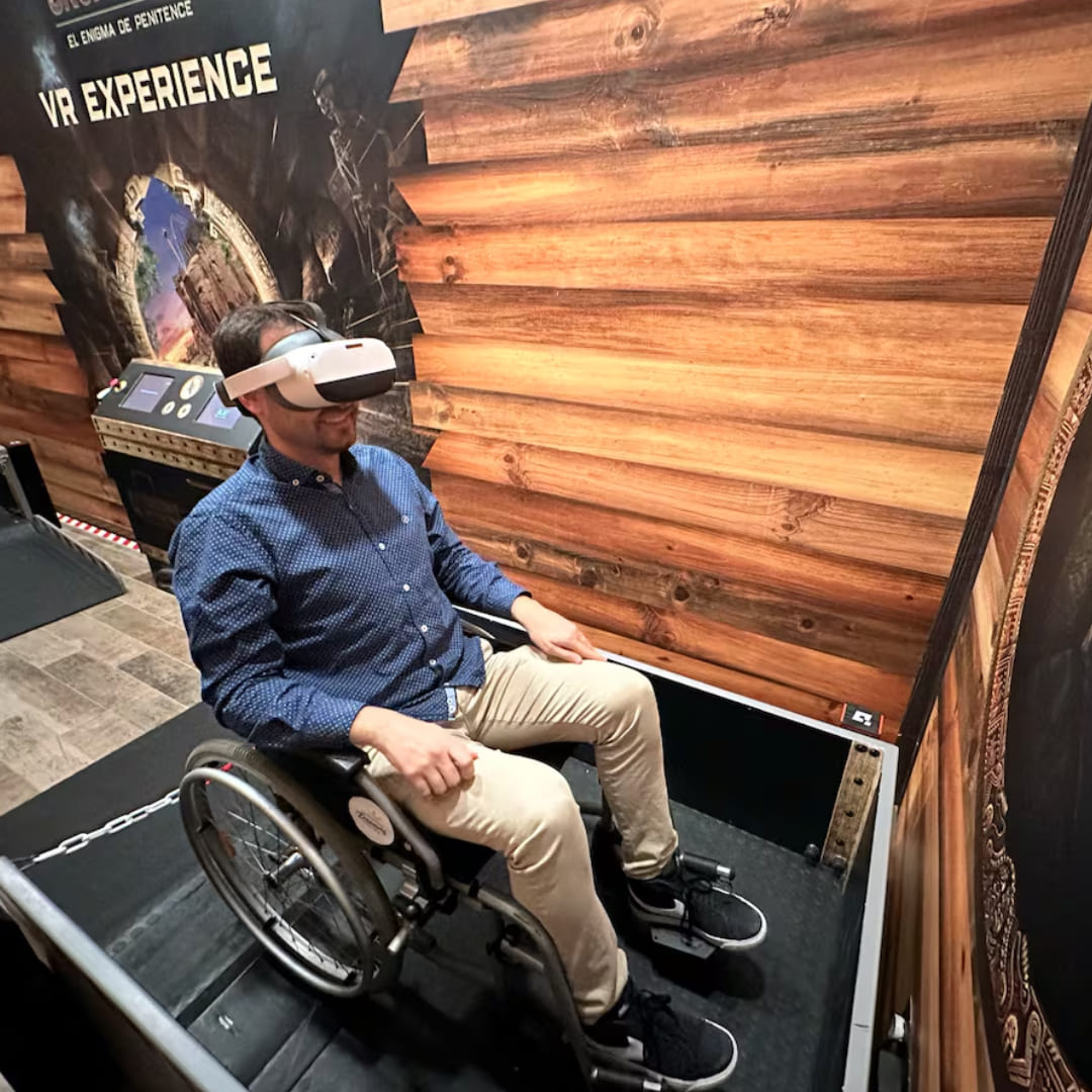 Montaña rusa VR para personas con diversidad funcional
