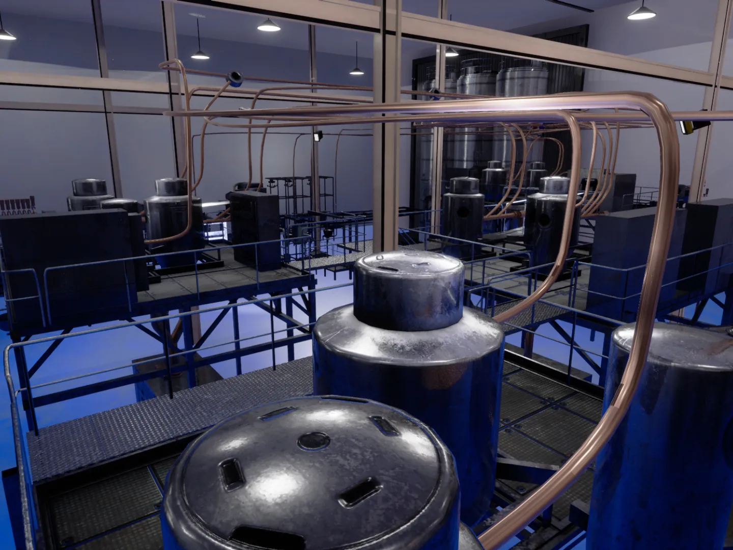 Showroom XR para la planta industrial de Radar Process