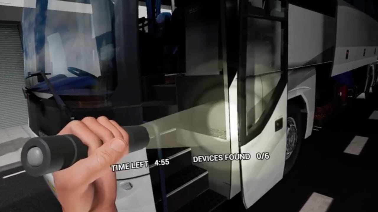 Simulador de inspección policial de vehículos en realidad virtual