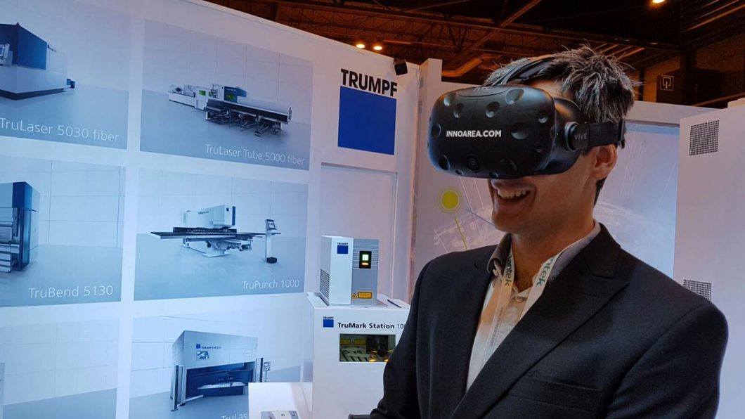 Showroom virtual y training VR para Trumpf